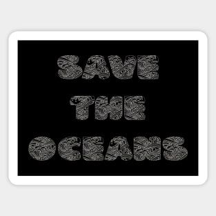 Save the oceans Sticker